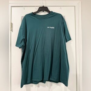Columbia Men's Deep Teal Short Sleeve Tee